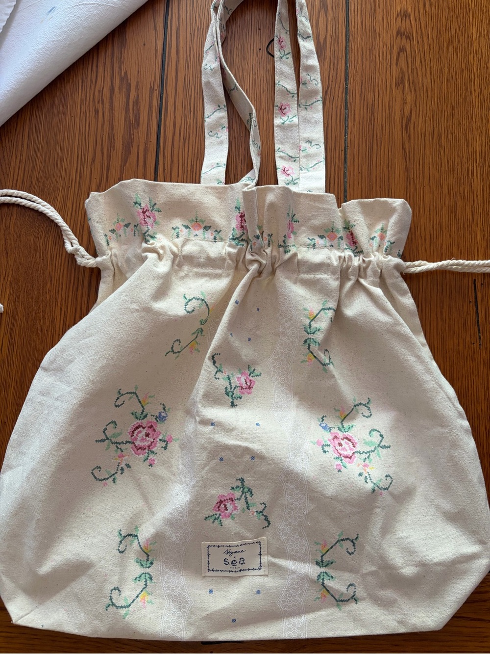 Sezane x Sea NY tote bag